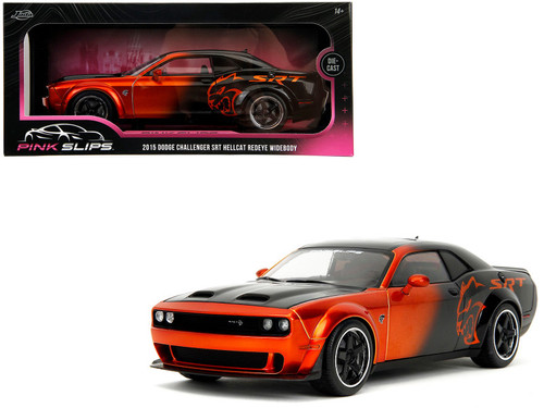 Dodge Challenger SRT Hellcat Orange Metallic and Black 