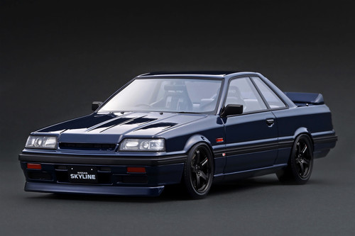 1/18 Ignition Model Nissan Skyline GTS-R (R31) (Blue Black) with