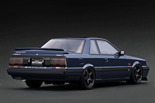 1/18 Ignition Model Nissan Skyline GTS-R (R31) (Dark Blue) Car