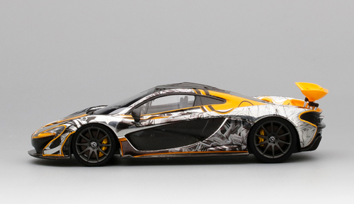 1/43 TSM McLaren P1 Art Car by Sticker City Car Model