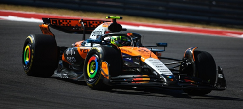 1/64 Spark McLaren MCL39 No.4 McLaren Formula 1 Team 2nd US GP 2025 Lando Norris Car Model