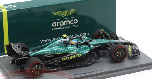 1/43 Spark Aston Martin AMR25 No.14 Aston Martin Aramco Formula One Team US GP 2025 Fernando Alonso Car Model