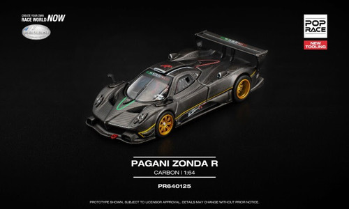 1/64 DMH Pagani Zonda R Revolución Specification (Matte Carbon