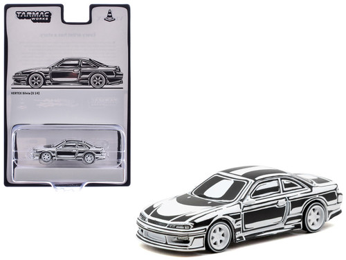 1/64 Tarmac Works Nissan Vertex Silvia S14 Designed by JOSHUA VIDES Diecast Car Model