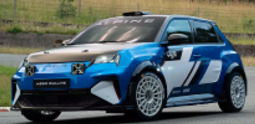 1/18 Solido 2025 Alpine A290 Rally Launch Livery Diecast Car Model