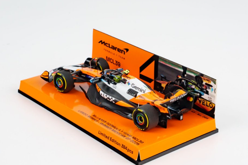 1/43 Minichamps 2025 Formula 1 Mexican GP McLaren MCL39 #4 Lando Norris Winner Car Model
