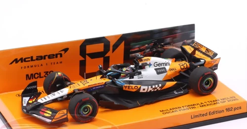 1/43 Minichamps 2025 Formula 1 Mexican GP McLaren MCL39 #81 Oscar Piastri Car Model