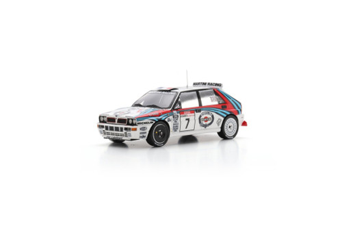 1/43 Spark Lancia Delta HF Integrale EVO No.7 3rd Tour de Corse - Rally de France 1992 P. Bugalski - D. Giraudet Car Model