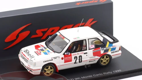 1/43 Spark Peugeot 309 gti No.20 9th Rally Monte Carlo 1990 F. Delecour - Tilber Car Model