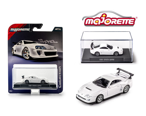 1/64 Majorette 1995 Toyota Supra (White) Diecast Car Model