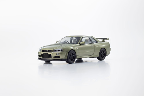 1/43 Kyosho Nissan Skyline R34 GT-R V-Spec II (Millennium Jade Green) Diecast Car Model