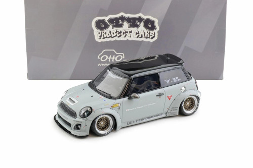 1/18 OTTO 2015 Mini Cooper R56 LB-Works LB Nation (Grey) Car Model