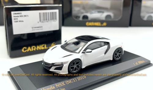 1/64 Carnel 2019 Honda Acura NSX (NC1) (130R White) Diecast Car Model