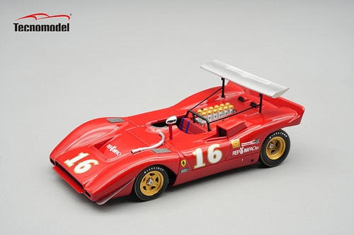 1/43 Tecnomodel Ferrari 612 Can-Am Riverside 1969 Car #16 DNF Driver: Chris Amon Car Model