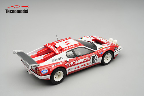 ミニカー Ferrari 512BB Le Mans Presentation 1/18 Tecnomodel Ferrari 512BB Le Mans 24h 1978 Thomson-Pozzi Car