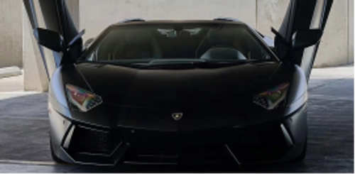 1/18 HH Model Lamborghini Aventador LP700-4 Roadster (Matte Black) Car Model Limited