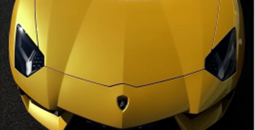 1/18 HH Model Lamborghini Aventador LP700-4 Roadster (Giallo Genio Yellow) Car Model Limited