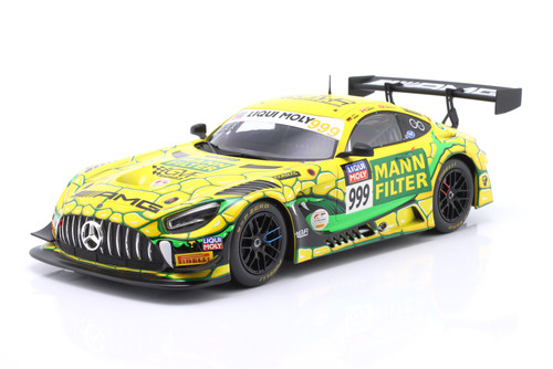 1/18 Ixo 2023 Mercedes-AMG GT3 Evo #999 3rd 12h Bathurst GruppeM Racing Maro Engel, Mikael Grenier, Raffaele Marciello Diecast Car Model