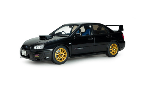 1/18 Solido 2004 Subaru Impreza WRX STi Java Black Pearl Diecast Car Model