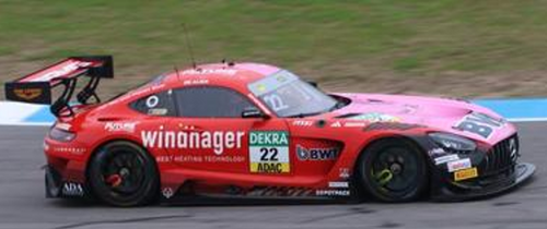 1/64 Spark Mercedes-AMG GT3 No.22 Mercedes-AMG Team Landgraf DTM 2025 Lucas Auer Car Model