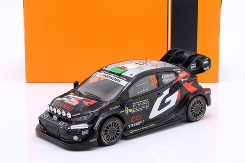 1/43 Ixo 2025 Toyota GR Yaris Rally1 #33 2nd Rallye Monte Carlo