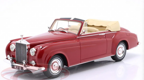 1/18 Cult Scale Models 1960-1962 Rolls Royce Silver Cloud II (Red Metallic) Car Model