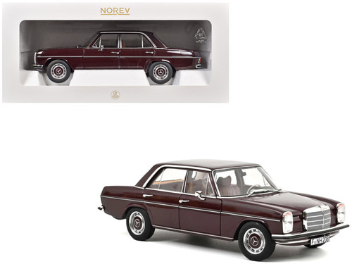 1/18 Norev 1968 Mercedes-Benz 200 (Wine Maroon Red) Diecast Car Model