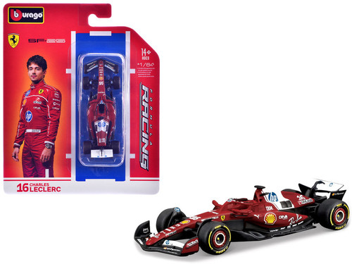 1/64 BBurago 2025 Formula 1 Ferrari SF-25 #16 Charles Leclerc