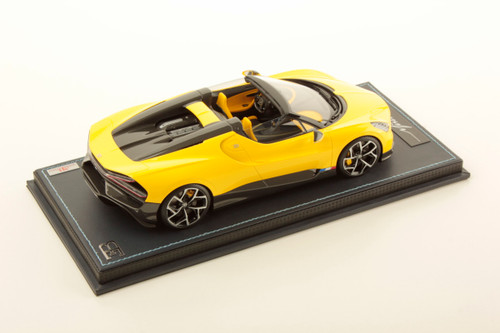 1/18 MR Collection Bugatti W16 Mistral (Yellow) Car Model