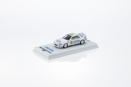 1/64 INNO64 NISSAN SKYLINE GT-R (R32) #25 Team ZEXEL Diecast Car