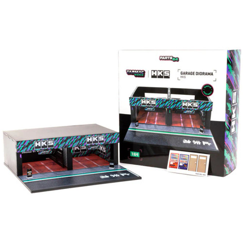 1/64 Tarmac Works Motorsport Pit Garage HKS Diorama