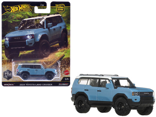 2024 Toyota Land Cruiser Blue with White Top 