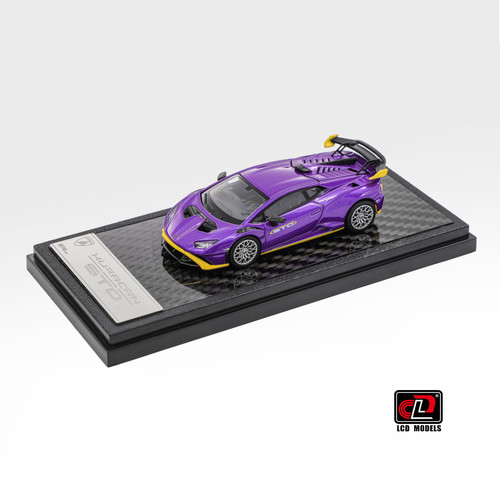 レオ 1/64 LCD Lamborghini Huracan STO (Green) Diecast Car Model