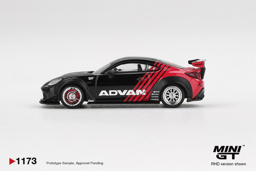 1/64 Mini GT Toyota GR86 LB☆Nation LBWK (Red) Diecast Car Model