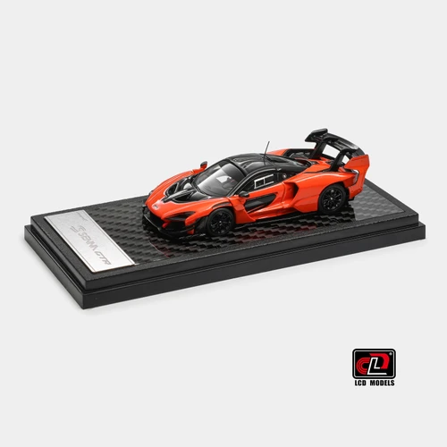 1/18 LCD Models McLaren Senna GTR #12 (White & Red) Diecast Car