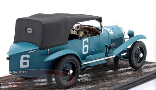 1/18 LeMans Miniatures 1926 Lorraine-Dietrich B3-6 with Top #6 Winner 24h LeMans Société Lorraine De Dietrich et Cie André Rossignol, Robert Bloch Car Model