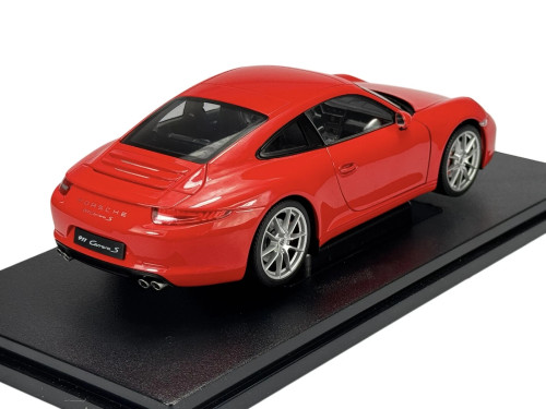 1/24 Welly Porsche 911 (991) Carrera S (Black) Diecast Car Model