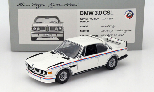 1/18 Dealer Edition 1973 BMW E9 3.0 CSL Heritage Diecast Car Model