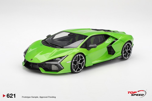 1/18 Top Speed Lamborghini Revuelto Verde Selvans Green Car Model
