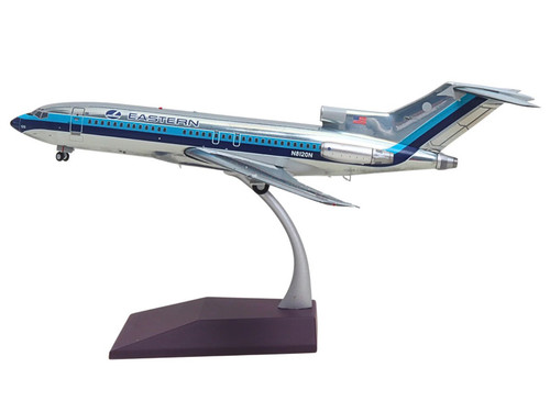 Boeing 727-100 Commercial Aircraft "Eastern Air Lines" (N8120N) Silver with Blue Stripes "Gemini 200" Series 1/200 Diecast Model Airplane by GeminiJets