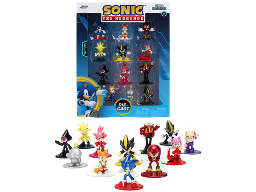 Set of 12 Diecast Figures 