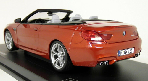 1/18 Dealer Edition BMW M6 F12 Convertible (Sakhir Orange) Diecast