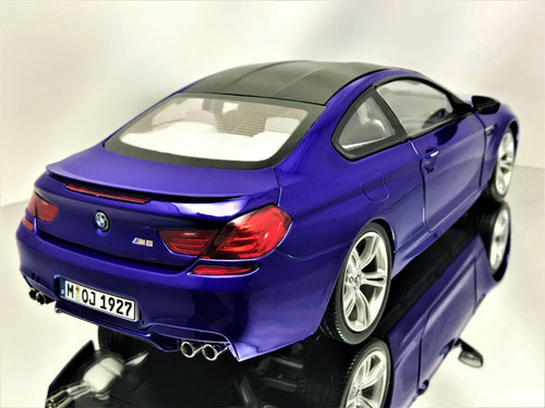 1/18 Dealer Edition BMW F13 M6 Coupe (San Marino Blue) Diecast Car Model