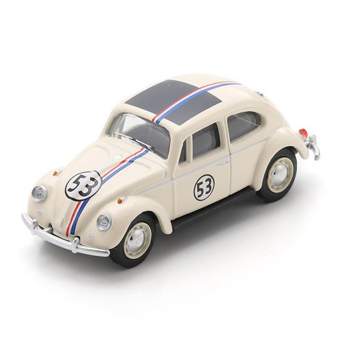 1/64 Schuco Volkswagen VW Beetle (Orange & White) Diecast Car