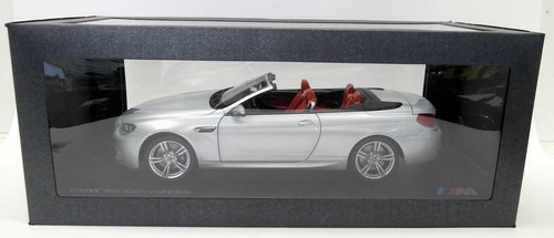 1/18 Dealer Edition BMW M6 (F12) Coupe Convertible (Silver) Diecast Car Model