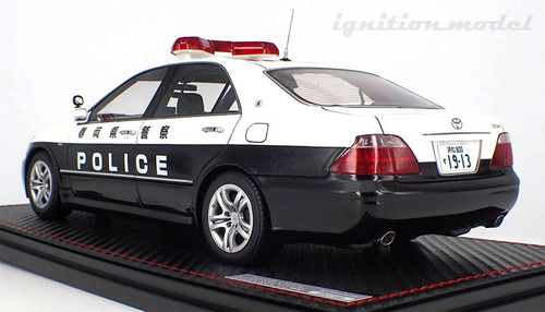 1/18 IG Ignition Model Toyota Crown (GRS180) Shizuoka Police Traffic Police Force No.55 IG1913 Car Model Limited 120