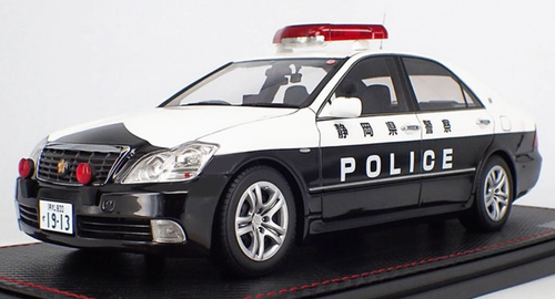 1/18 IG Ignition Model Toyota Crown (GRS180) Shizuoka Police Traffic Police Force No.55 IG1913 Car Model Limited 120