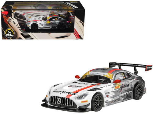 1/64 Paragon 2024 Mercedes-AMG GT3 Evo Macau FIA GT World Cup GruppeM Racing #130 Diecast Car Model