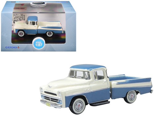 1957 Dodge D100 Sweptside Pickup Truck Forest Green and Misty
