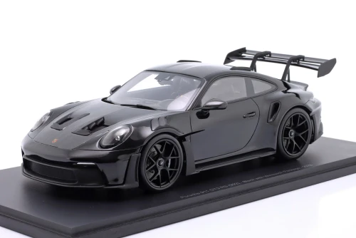 1/18 Spark 2023 Porsche 911 GT3 RS (992) Weissach Package (Black) Car Model
